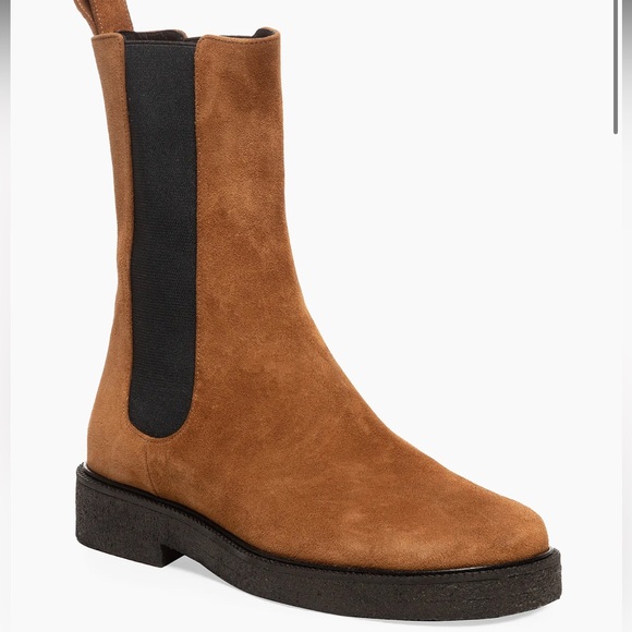 STAUD Shoes - NEW Staud Women’s Palomino Tan Suede Chelsea Boots Size 41 US 10